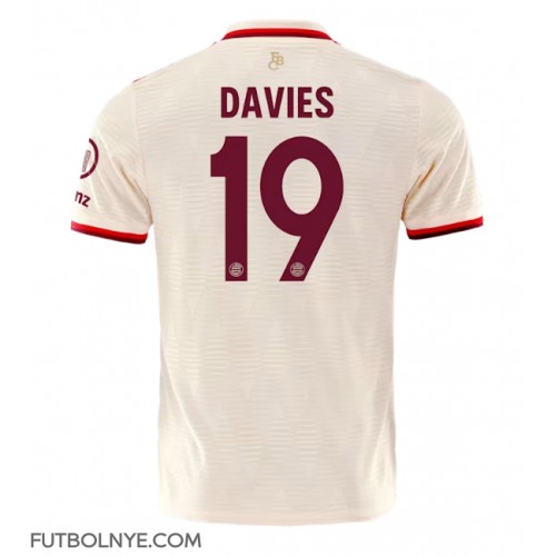 Camiseta Bayern Munich Alphonso Davies #19 Tercera Equipación 2024-25 manga corta